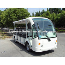 environmental 14 seater electric tourist bus sightseeing cart golf carts with sports tourism and hotel use